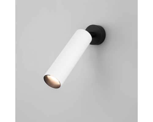 Настенный светодиодный светильник в стиле минимализм 20128/1 LED белый/черный
