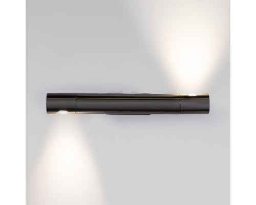Настенный светодиодный светильник в стиле минимализм 40161 LED чёрный жемчуг