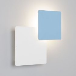 Светодиодный настенный светильник 40136/1 белый/голубой