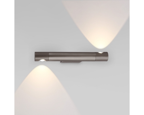 Настенный светодиодный светильник в стиле минимализм 40161 LED титан