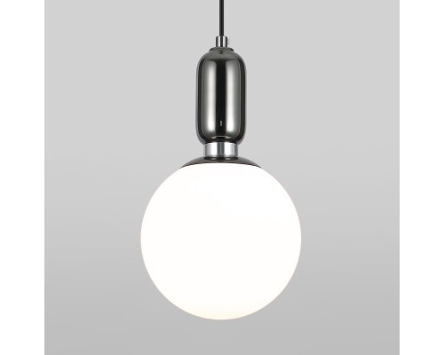 Подвесной светильник со стеклянным плафоном 50197/1 черный жемчуг