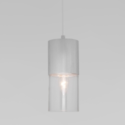 Подвесной светильник в стиле лофт 50233/1 серебро
