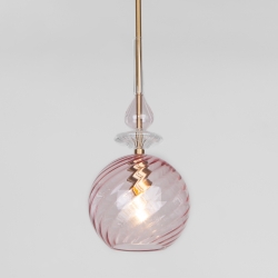 Подвесной светильник с плафоном 50192/1 розовый