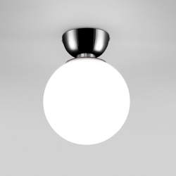 Потолочный светильник со стеклянным плафоном 30197/1 черный жемчуг