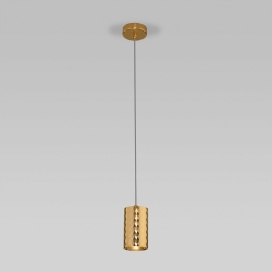 Подвесной светодиодный светильник в стиле лофт 50247/1 LED/ золото