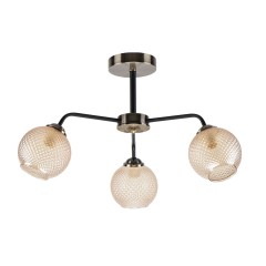 Люстра классическая 12148/3AB+BK AMB ЭкономСвет