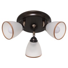 Спотовый светильник 11645/3WENGE WT ЭкономСвет