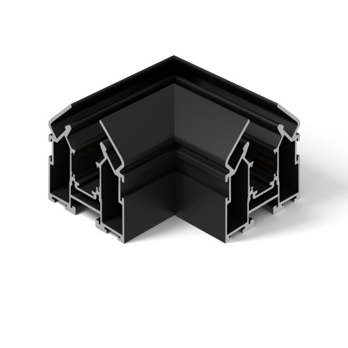 Slim Magnetic Коннектор угловой внутренний для шинопровода в натяжной потолок черный 85124/00 Slim Magnetic Коннектор угловой внутренний для шинопровода в натяжной потолок черный 85124/00