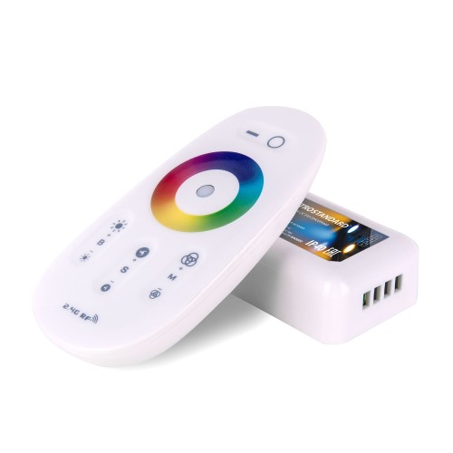 Сенсорный контроллер для светодиодной ленты RGB с ПДУ (радио) IP40 LSC 010 Сенсорный контроллер для светодиодной ленты RGB с ПДУ (радио) IP40 LSC 010