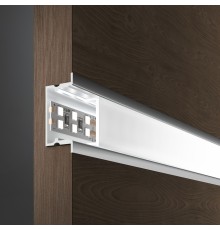 Встраиваемый алюминиевый профиль для LED ленты под ленту до 18,5 мм LL-2-ALP019