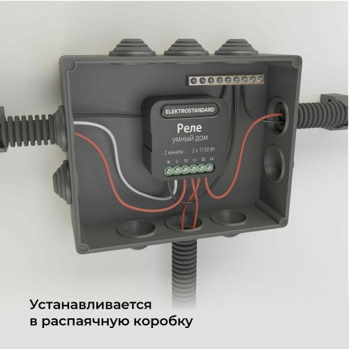 Умное двухканальное реле 76007/00 Умное двухканальное реле 76007/00