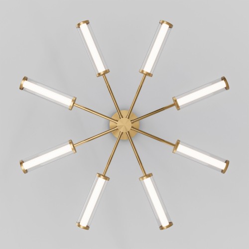 Потолочный светодиодный светильник 50386 LED латунь