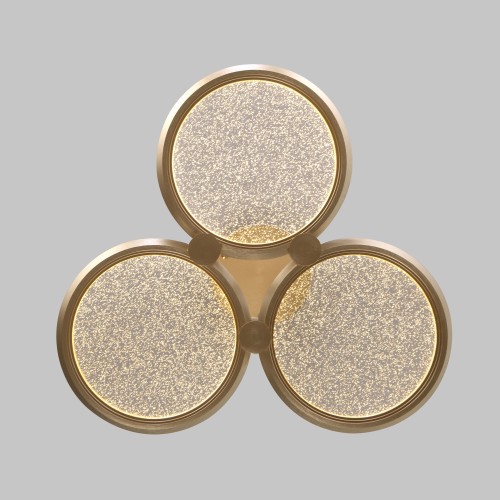 Подвесной светодиодный светильник 90034/3 золото