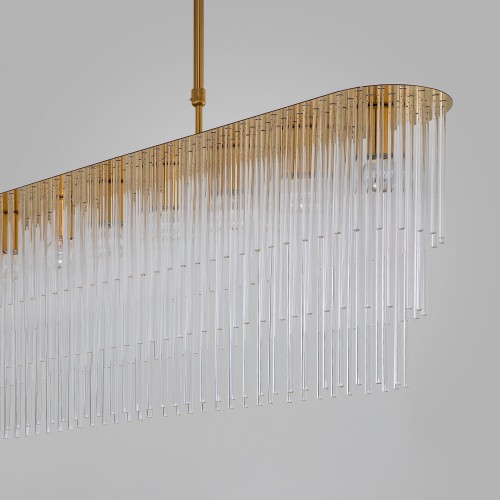 Умная подвесная люстра со стеклянным рассеивателем 488/10