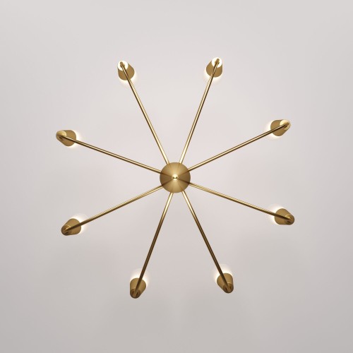 Подвесной светильник 60167/8 латунь