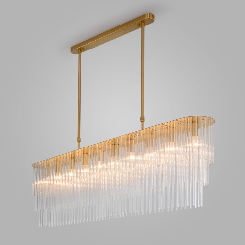 Умная подвесная люстра со стеклянным рассеивателем 488/10