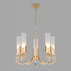 Классическая подвесная люстра 60117/5 никель