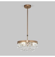 Умная потолочная люстра с хрусталем 60165/3 латунь