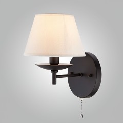 Бра с абажуром и выключателем 60060/1 античная бронза