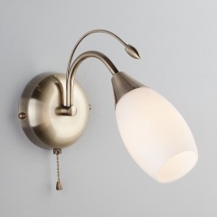 Бра с плафоном и выключателем 22080/1 хром