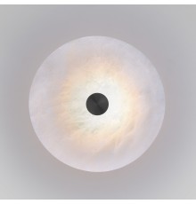 Светодиодный настенный светильник с мраморным рассеивателем 40341 LED латунь