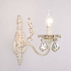 Бра с хрусталем 3281/1 античная бронза / прозрачный хрусталь