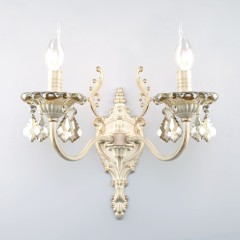 Бра с хрусталем 3281/2 античная бронза / прозрачный хрусталь