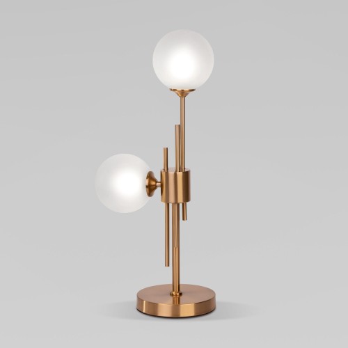 Настольный светильник со стеклянными плафонами 01383/2 черный