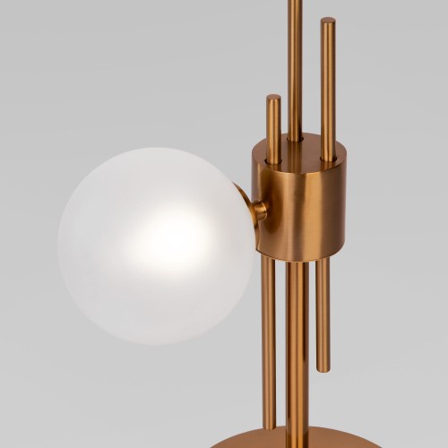 Настольный светильник со стеклянными плафонами 01383/2 черный