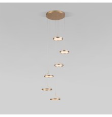 Подвесной светодиодный светильник 90034/6 золото