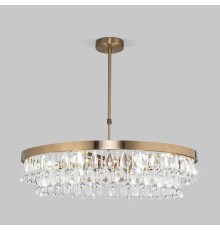 Умная потолочная люстра с хрусталем 60165/6 латунь