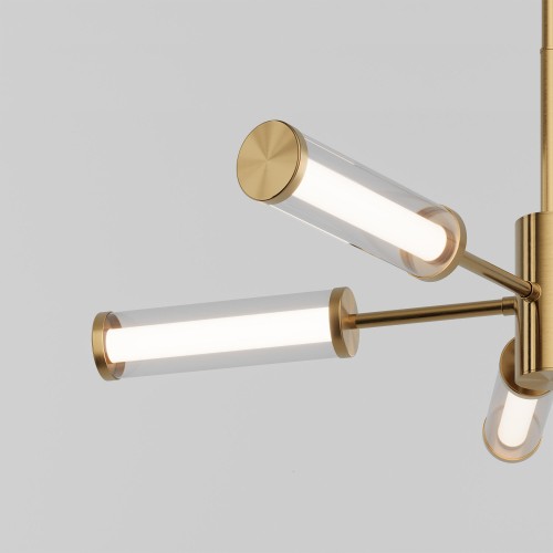 Потолочный светодиодный светильник 50386/5 LED латунь