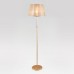 Классический торшер с абажуром 01076/1 перламутровое золото