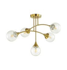 4558/5C MODERNI LN21 000 латунь Люстра потолочная E14 5*40W 220V YOKO