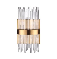 4722/4W HALL ODL20 667 бронзовый/стекло/прозрачный Бра G9 4*33W 220V FOCCO