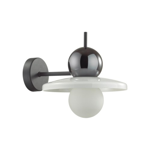 5014/1WD MODERN ODL23 295 черный/белый/белый матовый металл/стекло Бра G9 LED 5W HATTY 5014/1WD MODERN ODL23 295 черный/белый/белый матовый металл/стекло Бра G9 LED 5W HATTY
