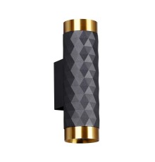 4287/2W HIGHTECH ODL22 403 черный/золотистый/металл Настенный светильник IP20 LED GU10 max 2*10W AD ASTRUM