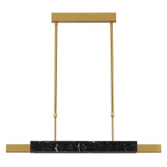 4361/25L MIDCENT ODL24 129 черный мрамор/антич. бронза/металл/акрил Подвесной светильник IP20 LED 25W 3000K 220V MARMI