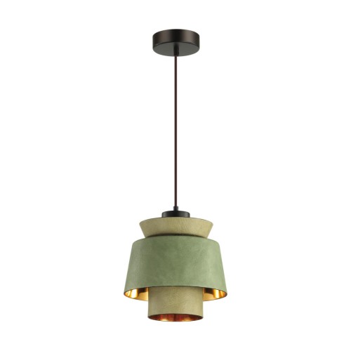 4992/1A PENDANT ODL23 521 зеленый/золотой/металл/экокожа Подвес E27 60W KRESSA 4992/1A PENDANT ODL23 521 зеленый/золотой/металл/экокожа Подвес E27 60W KRESSA