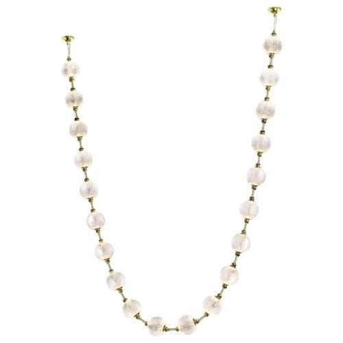 5008/80L L-VISION ODL23 591 золотой/прозрачный/металл/акрил Подвес бусы LED 80W 4000K 4400лм CRYSTAL