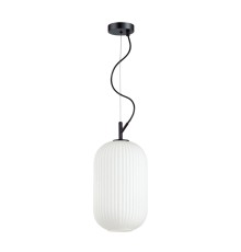 4751/1 PENDANT ODL21 489 белый/черный Подвес E27 60W ROOFI