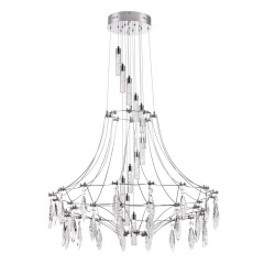 6699/51L CLASSIC ODL_EX25 81 Люстра хром/металл/хрусталь IP20 LED 51W 4000K FLAMENCO