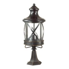 4045/3B NATURE ODL18 751 черный/зол.патина Уличный светильник на столб IP44 E14 3*60W 220V SATION