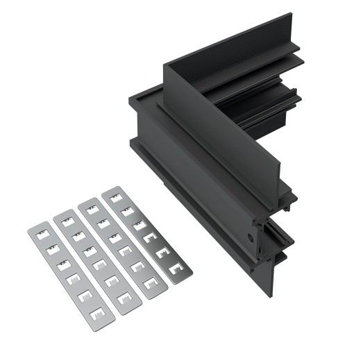 ST1007.449.12 Внутренний угол-соединитель для встраиваемого магнитного шинопровода под ГКЛ 12мм ST-L SKYLINE 48+