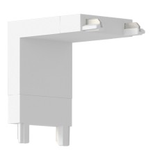 ST067.509.14 Соединитель угловой "поток-стена" SKYFLAT ST-Luce Белый SKYFLAT