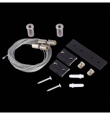 ST005.419.00.1 Тросовый подвес для магнитного шинопровода (2шт) ST-Luce Черный SKYLINE 48