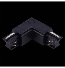 ST030.409.15L Угловой токоподвод левый для трехфазного шинопровода ST-Luce Черный TRACE