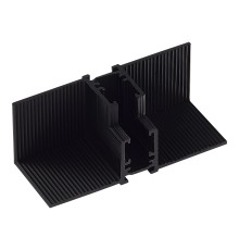 ST066.409.11 Соединитель "стена-потолок" для встраиваемого шинопровода SUPER5 ST-Luce Черный SUPER5