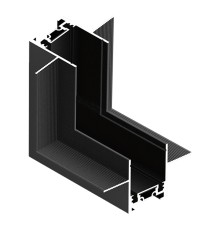 ST069.409.11 Угол-соединитель "потолок-стена" для встраиваемого шинопровода ST-Luce Черный SKYFLAT