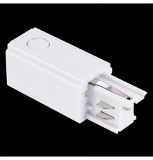 ST030.509.10L Левый Токоподвод для трехфазного шинопровода ST-Luce Белый TRACE